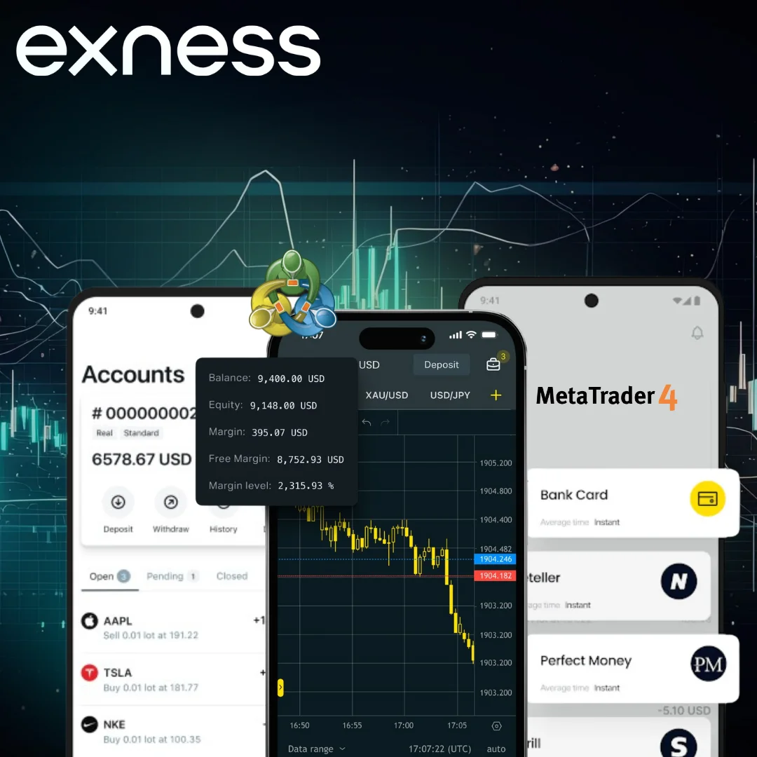 There are many advantages to trading with Exness MT4