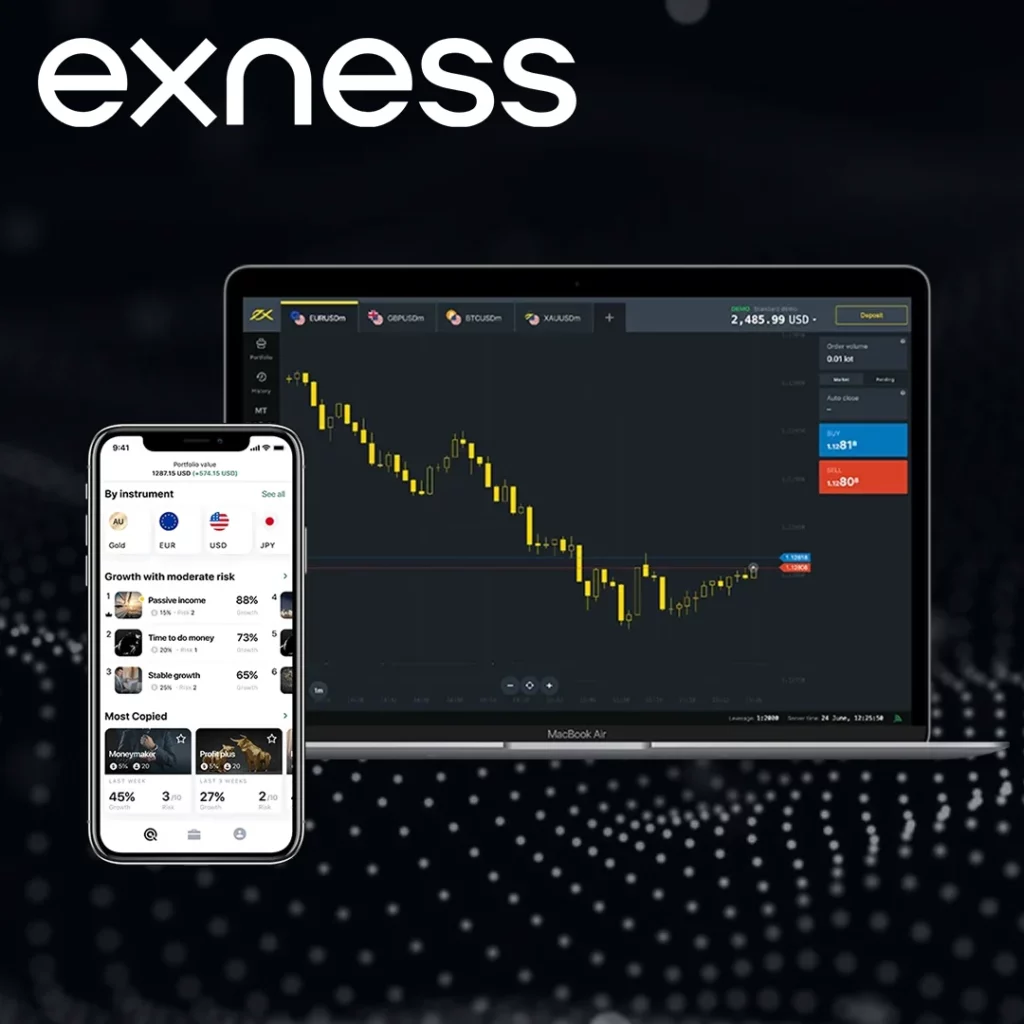 Start using Exness stock trading